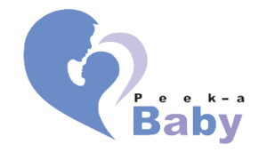 Peek a baby logo - full colour small