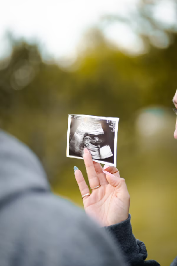 Early pregnancy scan - Scan Photo