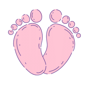 It's a Girl Baby Feet for Gallery