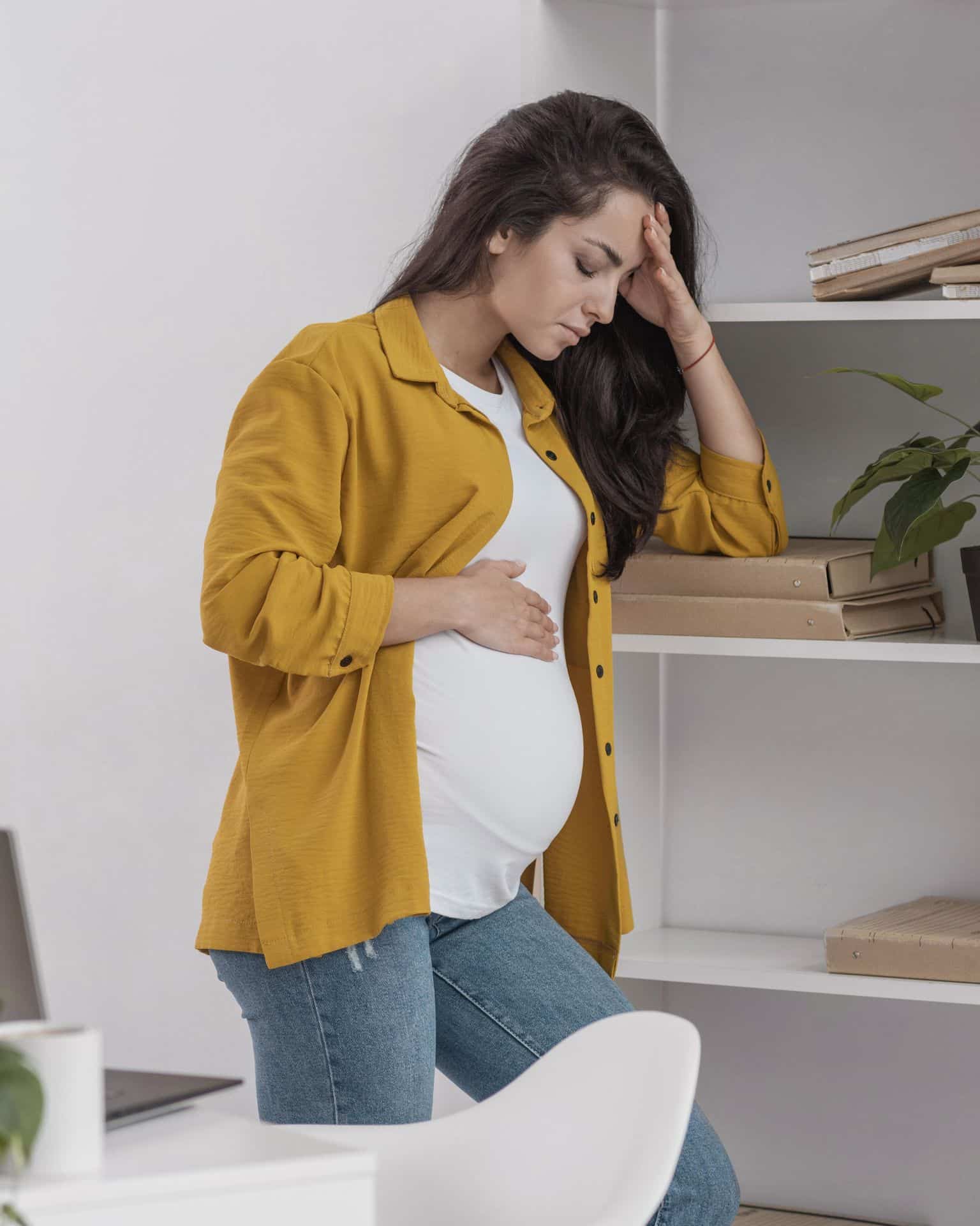 Stress Awareness Month - Stressed Pregnant Mum