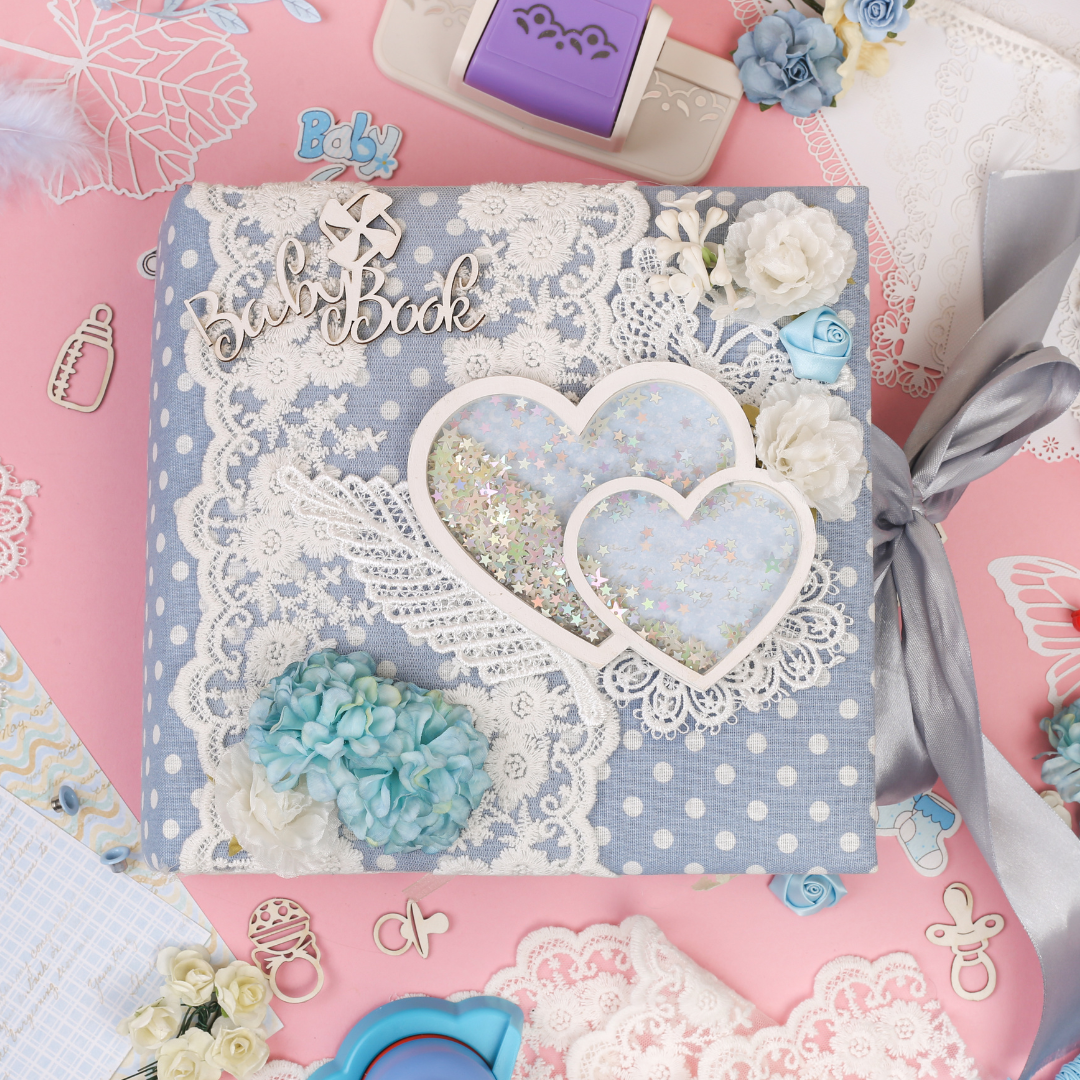 Baby boy scrapbook