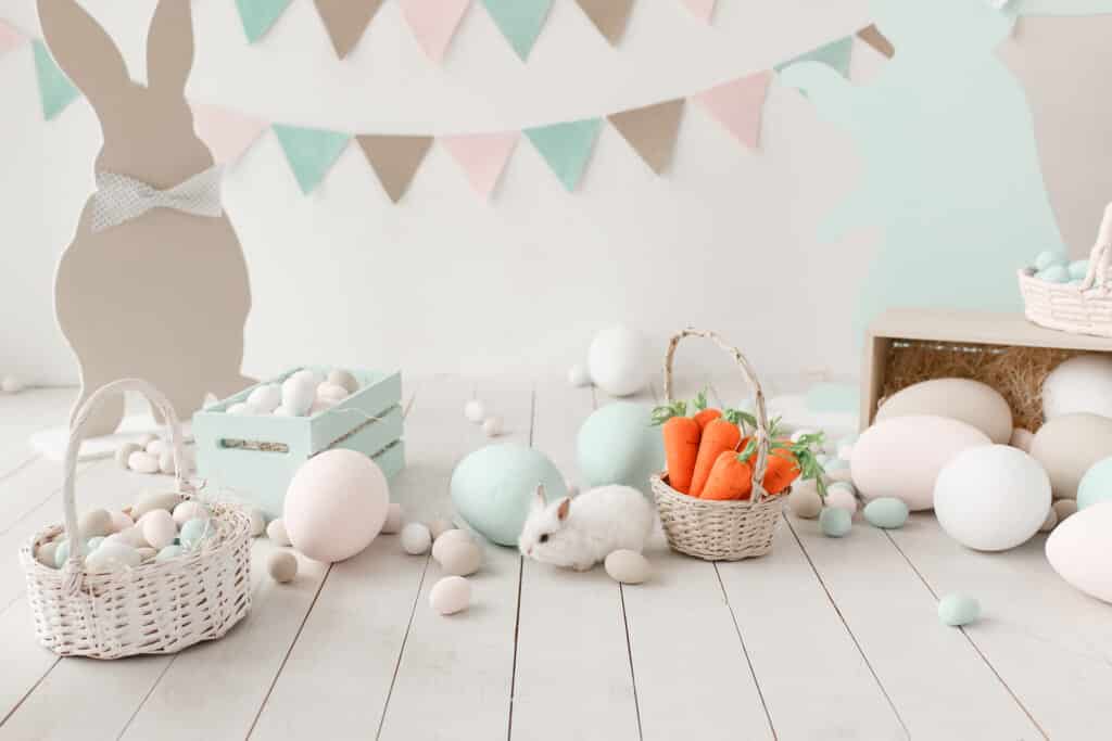 Easter decorations for spring baby shower
