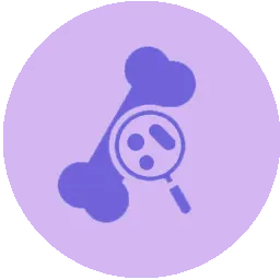 Bone Screen Blood Test Icon