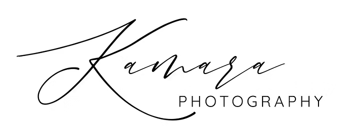 Logo reading 'Khamara Photography' with flowing cursive typography.